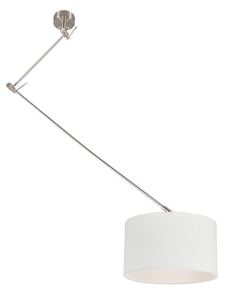 Okos függőlámpa acélból, fehér árnyékolóval, 35 cm, WiFi-vel, A60 - Blitz
