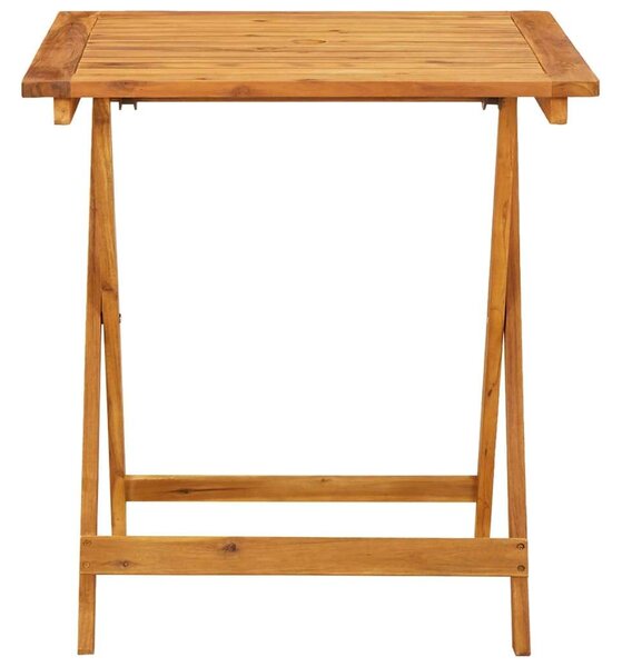 VidaXL Bisztrószett - 3 részes - Akácfa - Kék-Fehér