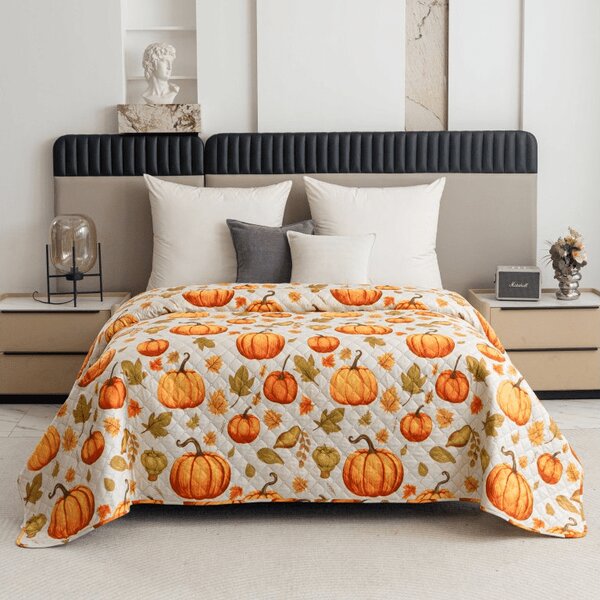 Ágytakaró AUTUMN PUMPKINS színes Méret: 170 x 210 cm