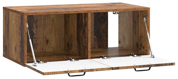 Fali TV szekrény Antik Fa 78,5 x 41 x 30 cm Szerelt Fa