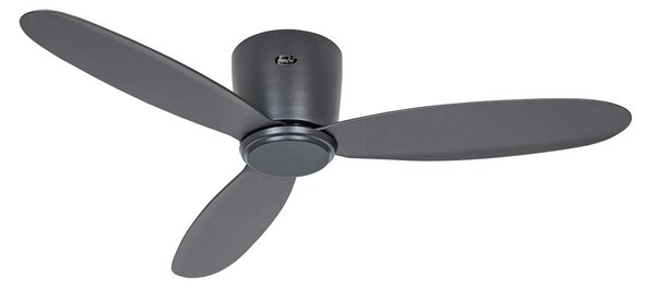 ECO PLANO II Smart mennyezeti ventilátor 112, antracit – CasaFan CasaFan, Eco Plano II, Szürke, Nappali, Műanyag, Modern