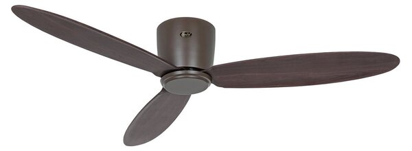 ECO PLANO II intelligens mennyezeti ventilátor, 132 cm, diófa színű – CasaFan CasaFan, Eco Plano II, Fa, Nappali, Műanyag, Modern