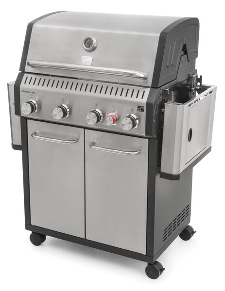 G21 Alabama Silver BBQ Premium Line gázgrill, 5 égő + redukciós szelep ajándékba