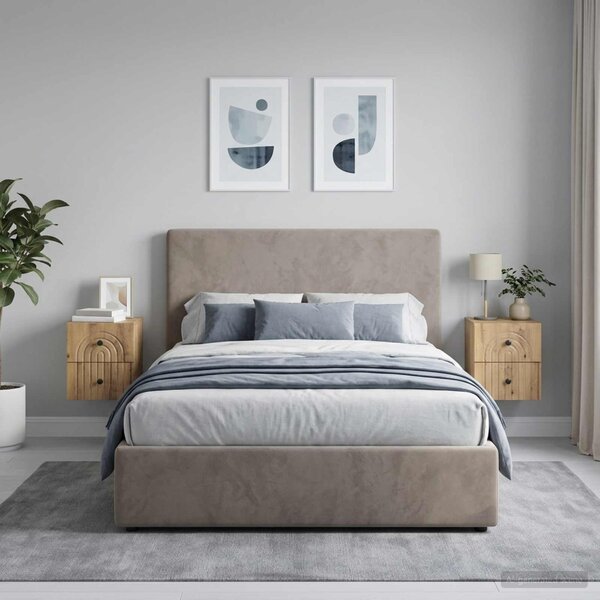 Fali éjjeli szekrény 2 db Kézműves Tölgy 33 x 34,5 x 40 cm