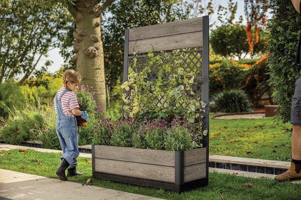 Keter Deco Tulip virágláda Ashwood