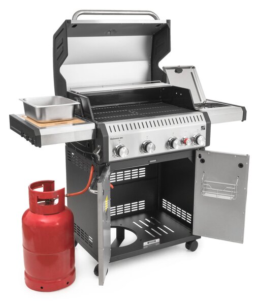 G21 Alabama Silver BBQ Premium Line gázgrill, 5 égő + redukciós szelep ajándékba