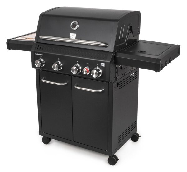 G21 Alabama Black BBQ Premium Line gázgrill, 5 égő + nyomáscsökkentő szelep ingyen