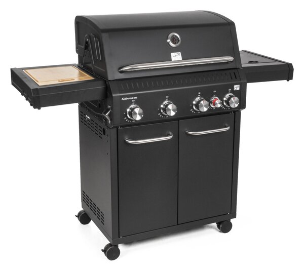 G21 Alabama Black BBQ Premium Line gázgrill, 5 égő + nyomáscsökkentő szelep ingyen