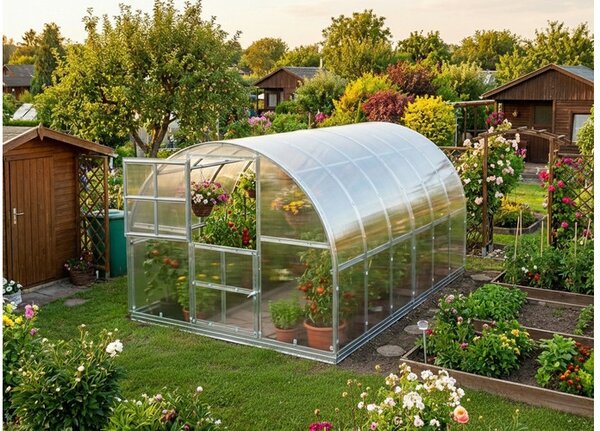 Üvegház LANITPLAST LUCIUS 3x4m PC 4 mm LG2896