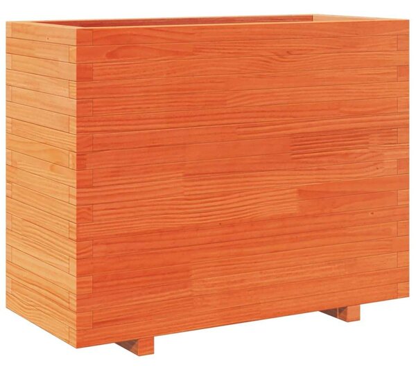 VidaXL Virágláda - Tömör Fenyőfa - 90x40x72,5 cm
