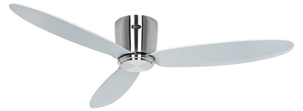 ECO PLANO II Smart mennyezeti ventilátor, 132 cm átmérőjű, ezüst színű – CasaFan CasaFan, Eco Plano II, Fémes, Nappali, Műanyag, Modern