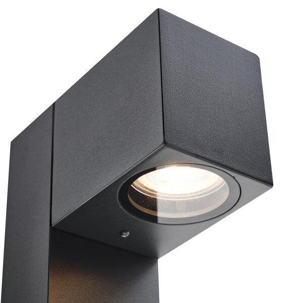 Kültéri lámpa fekete színben, földbe szúrható tüskével és kábeltömítéssel, 65 cm, foglalattal, IP44 - Baleno