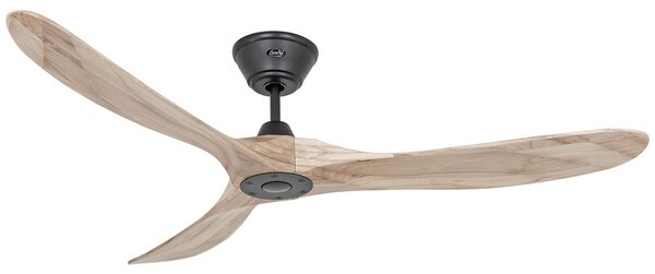 ECO GENUINO mennyezeti ventilátor, fekete/világos fa 152 – CasaFan CasaFan, Eco Genuino, Fa, Nappali, Fa, Modern