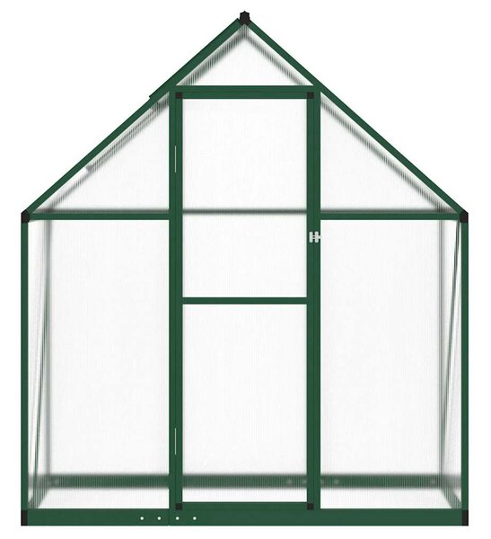 VidaXL Melegház - Alumínium - Zöld - 169x58x195 cm