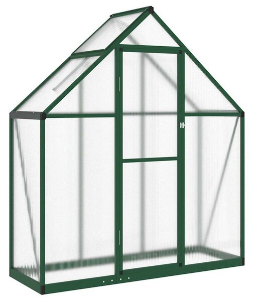 VidaXL Melegház - Alumínium - Zöld - 169x58x195 cm