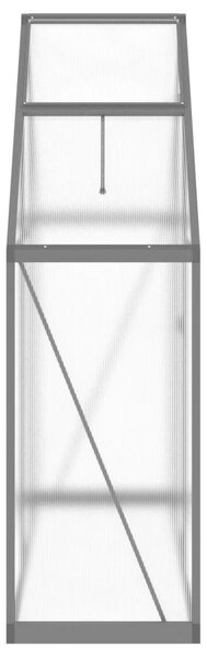 VidaXL Melegház - Alumínium - 169x58x195 cm