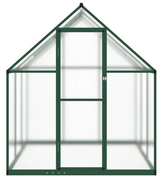 VidaXL Melegház - Alumínium - Zöld - 169x169x195cm