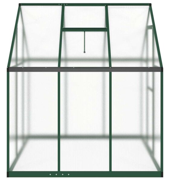 VidaXL Melegház - Alumínium - Zöld - 169x169x195cm