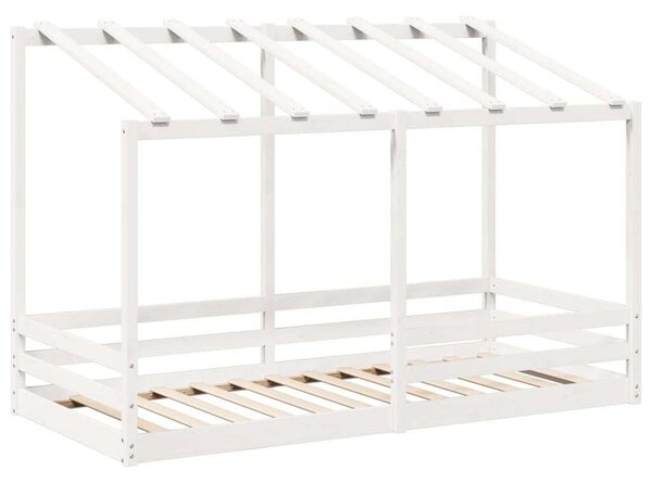 VidaXL Gyerekágy Tetővel - Fenyőfa - 100x200 cm