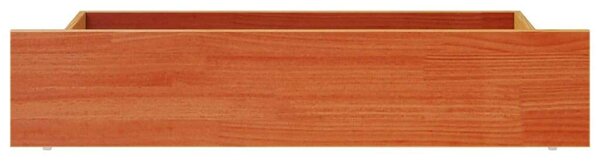 VidaXL Ágyneműtartó Fiók - Tömör Fenyőfa - 4 db - 95x57x18 cm
