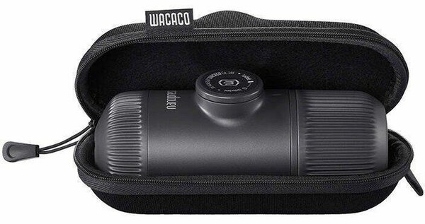 Wacaco Nanopresso Szürke hordozható kávéfőző őrölt kávéhoz + kemény védőtok