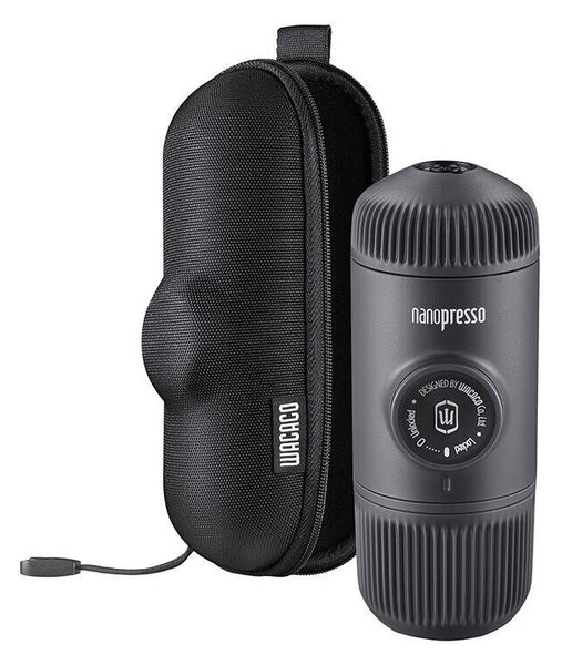 Wacaco Nanopresso Szürke hordozható kávéfőző őrölt kávéhoz + kemény védőtok