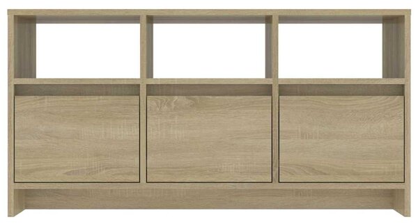 Sonoma tölgy színű szerelt fa TV-szekrény 102x37,5x52,5 cm