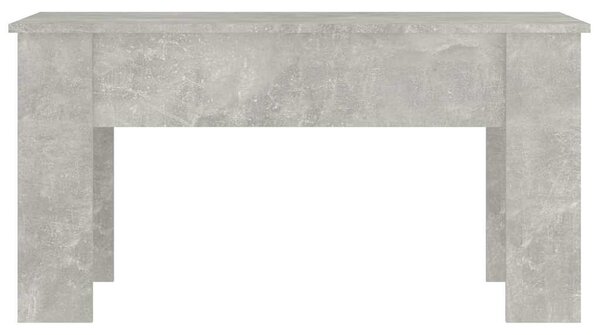 Betonszürke szerelt fa dohányzóasztal 101 x 49 x 52 cm