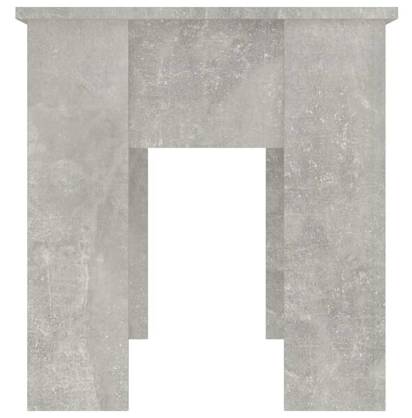 Betonszürke szerelt fa dohányzóasztal 101 x 49 x 52 cm