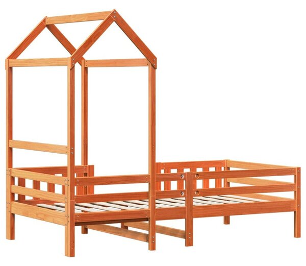 VidaXL Gyermek Ágy - Fenyőfa - 90x200 cm