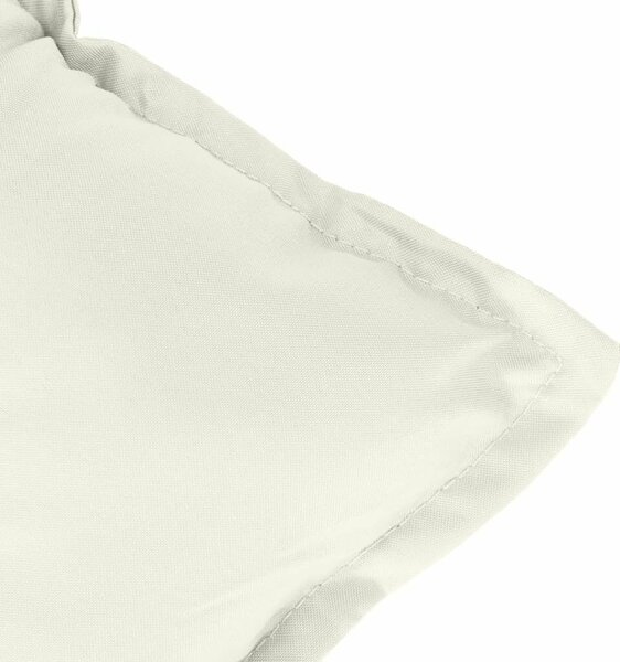 VidaXL Székpárna - Magas Háttámla - Krémszín - 120x50x7cm (6 db)