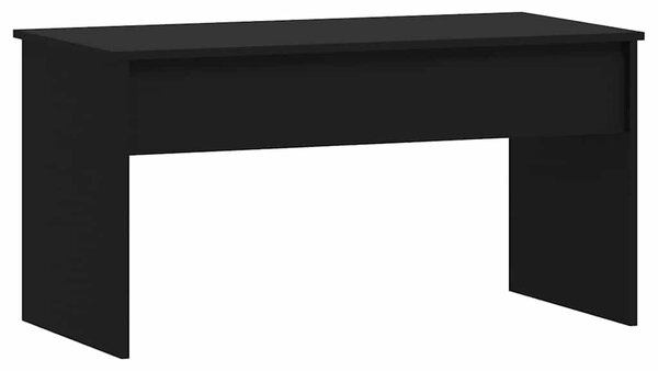 Fekete szerelt fa dohányzóasztal 102 x 50,5 x 52,5 cm
