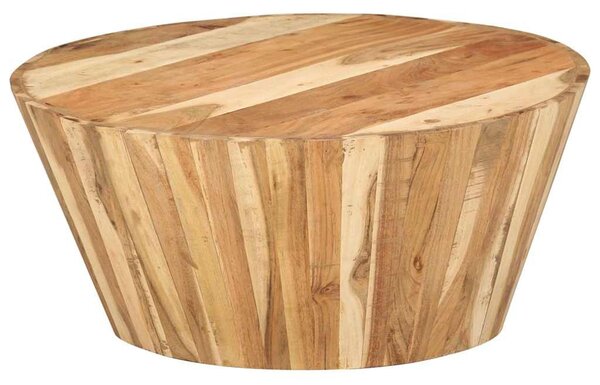 Tömör akácfa dohányzóasztal Ø65 x 31 cm