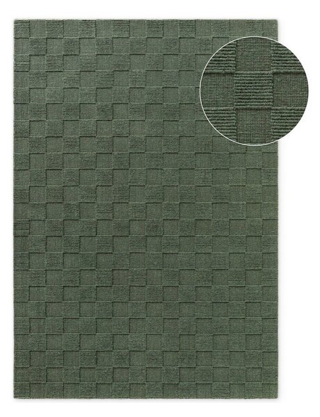 Sötétzöld kézi szövésű gyapjú szőnyeg 200x300 cm Scala – Villeroy&Boch