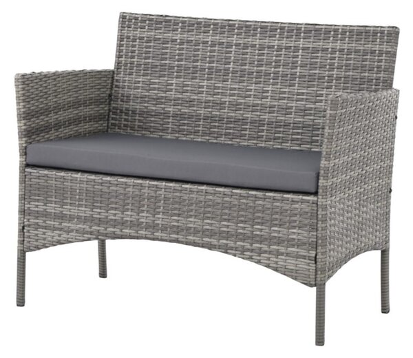 Rattan bútorkészlet MADERA - szürke