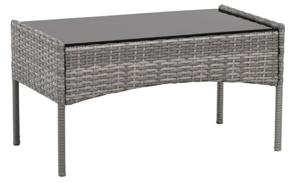 Rattan bútorkészlet MADERA - szürke