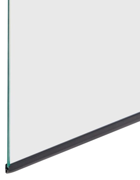 Kád paraván LAPAN 140 x 80 cm Fekete