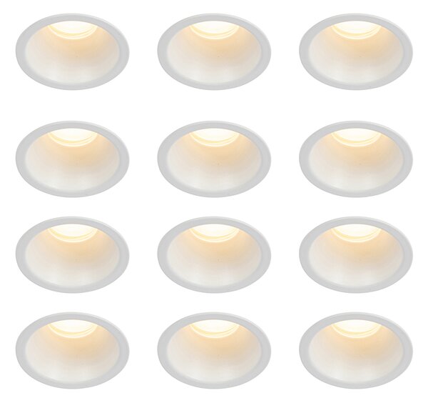 12 db-os beépíthető spotlámpa szett fehér GU10 35 mm IP44 - Dept