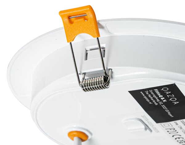 6 darabos süllyesztett spotlámpa szett fehér 14,5 cm LED-del, Kelvinben állítható dip kapcsolóval - Stephanie