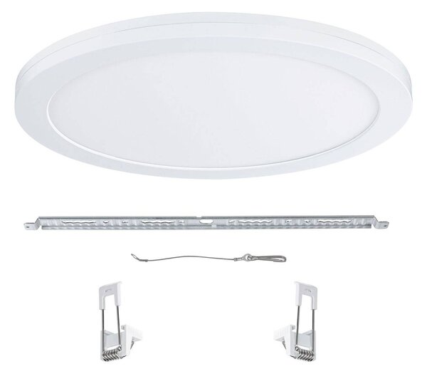 Paulmann fedél LED szerelőpanellel 4 000 K 33 cm, Fehér / opál, Nappali / Étkező, Műanyag