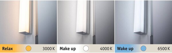 Paulmann HomeSpa Tova LED tükör lámpa, 60 cm, dimmelhető, Fehér / opál, Fürdőszoba, fém, Modern
