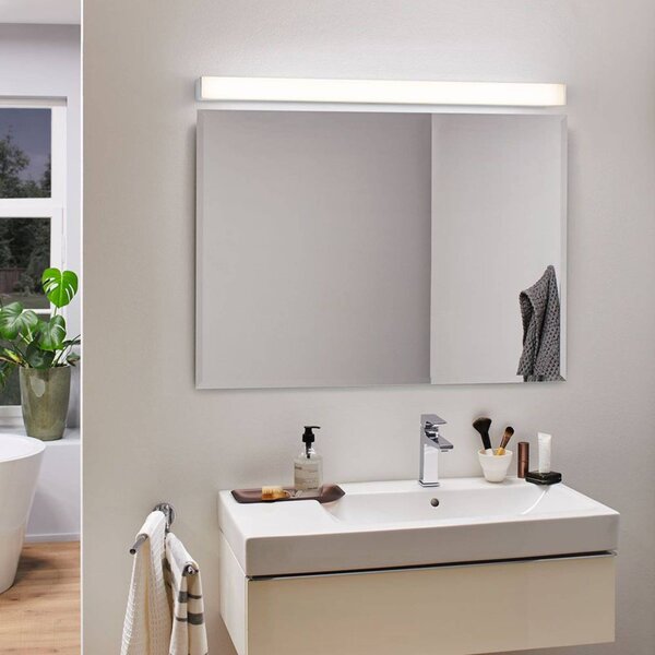 Paulmann HomeSpa Tova LED tükör lámpa, 60 cm, dimmelhető, Fehér / opál, Fürdőszoba, fém, Modern