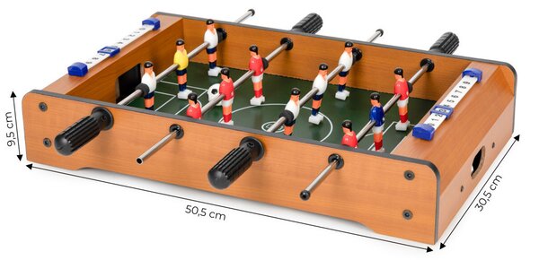 Mini csocsó gyerekeknek két labdával és útmutatókkal