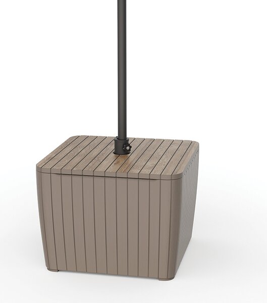 Keter Luzon Deco ashwood / cappuccino kerti asztal