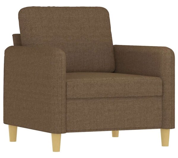 Barna szövet kanapéfotel 60 cm