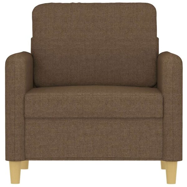 Barna szövet kanapéfotel 60 cm