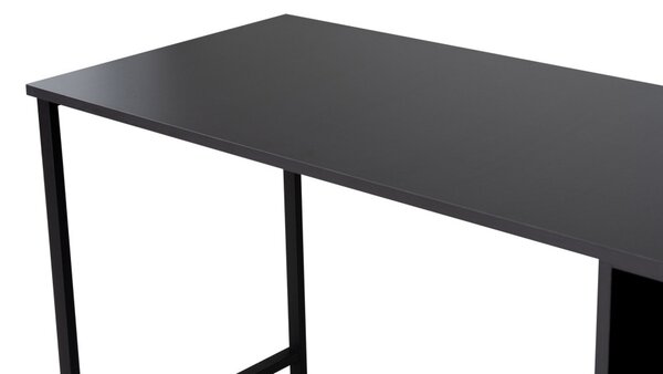 Twin Study Desk - antracit/fekete íróasztal