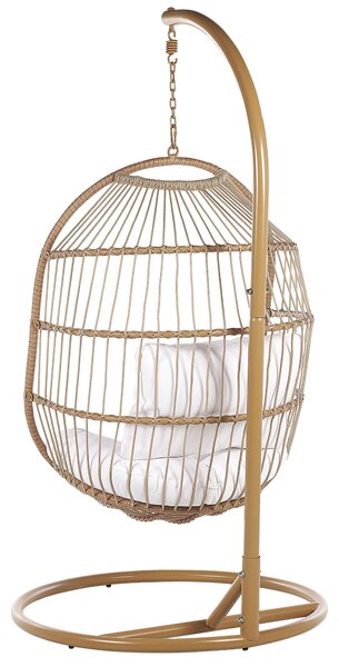 Függőszék állványzattal ALBA PE Rattan Természetes