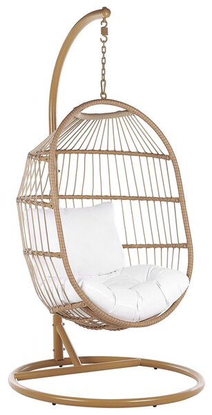 Függőszék állványzattal ALBA PE Rattan Természetes