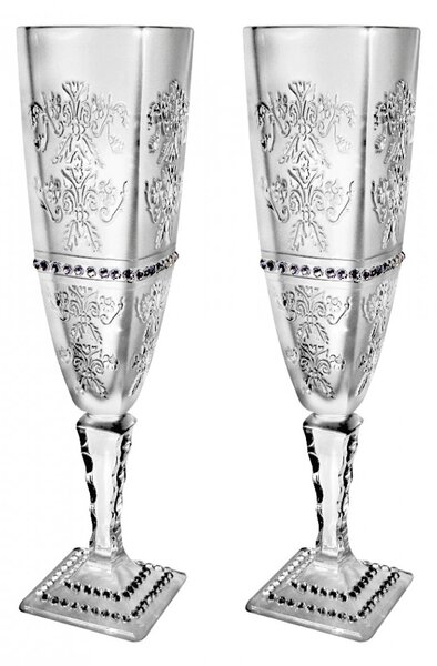 Royal * Kristály Pezsgős pohár készlet 2 db (Ar18927)
